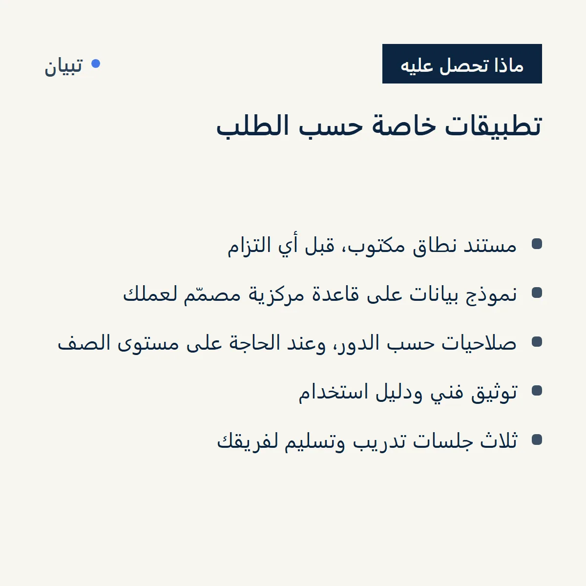 تطبيقات خاصة حسب الطلب، نظام داخلي بنطاق يُكتب معك صورة 1